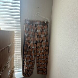 Burberry Tan Plaid Womens Chinos (Gently used)